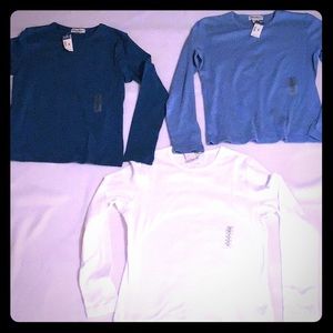 Lot of 3 Eddie Bauer long sleeve tee shirts